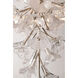 Jasmine LED 36 inch Silver Leaf Pendant Ceiling Light