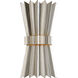 Moxy 2 Light 8 inch Warm Silver Leaf ADA Wall Sconce Wall Light