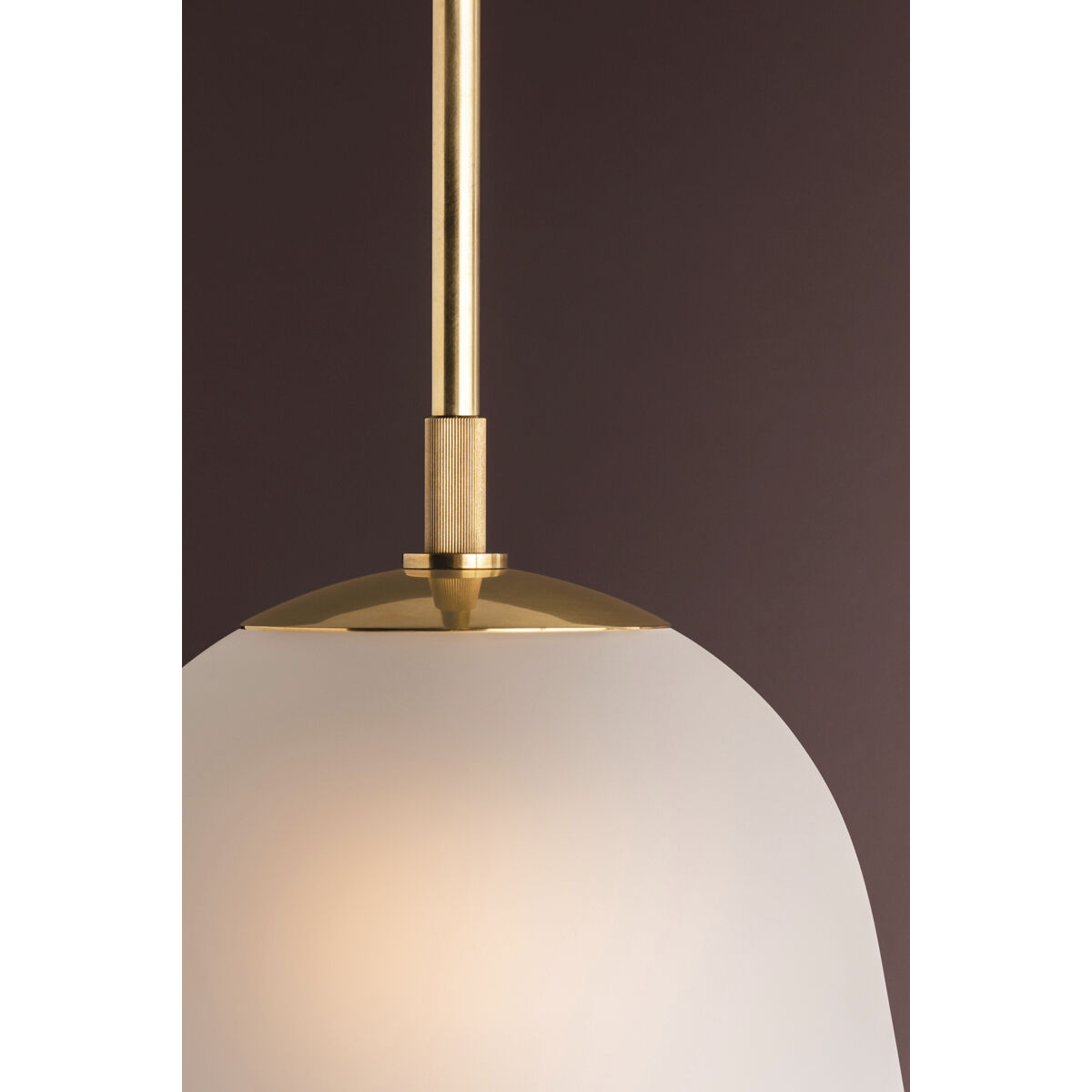 Hela 1 Light 13.75 inch Vintage Brass Pendant Ceiling Light