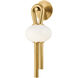Ala LED 7.25 inch Vintage Brass Wall Sconce Wall Light