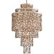 Dolcetti 19 Light 32 inch Champagne Leaf Pendant Ceiling Light in 52.00