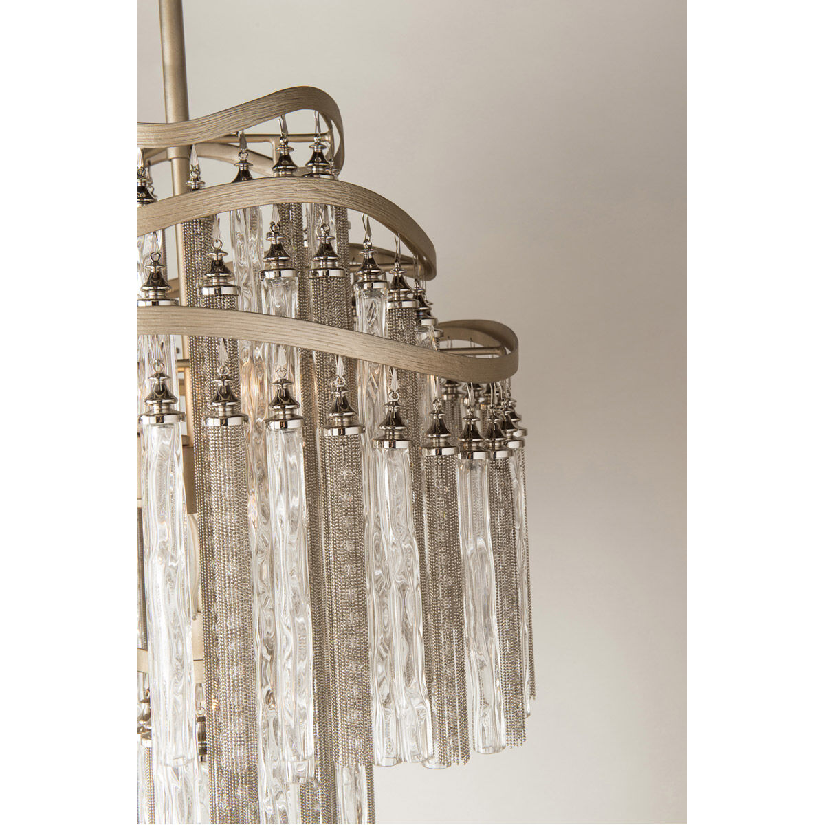 Morrigan 8 Light Linear Chandelier Brass | Kichler Lighting
