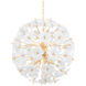 Hygea 8 Light 33 inch Gold Leaf Chandelier Ceiling Light