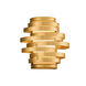 Vertigo LED 9.75 inch Gold Leaf Wall Sconce Wall Light