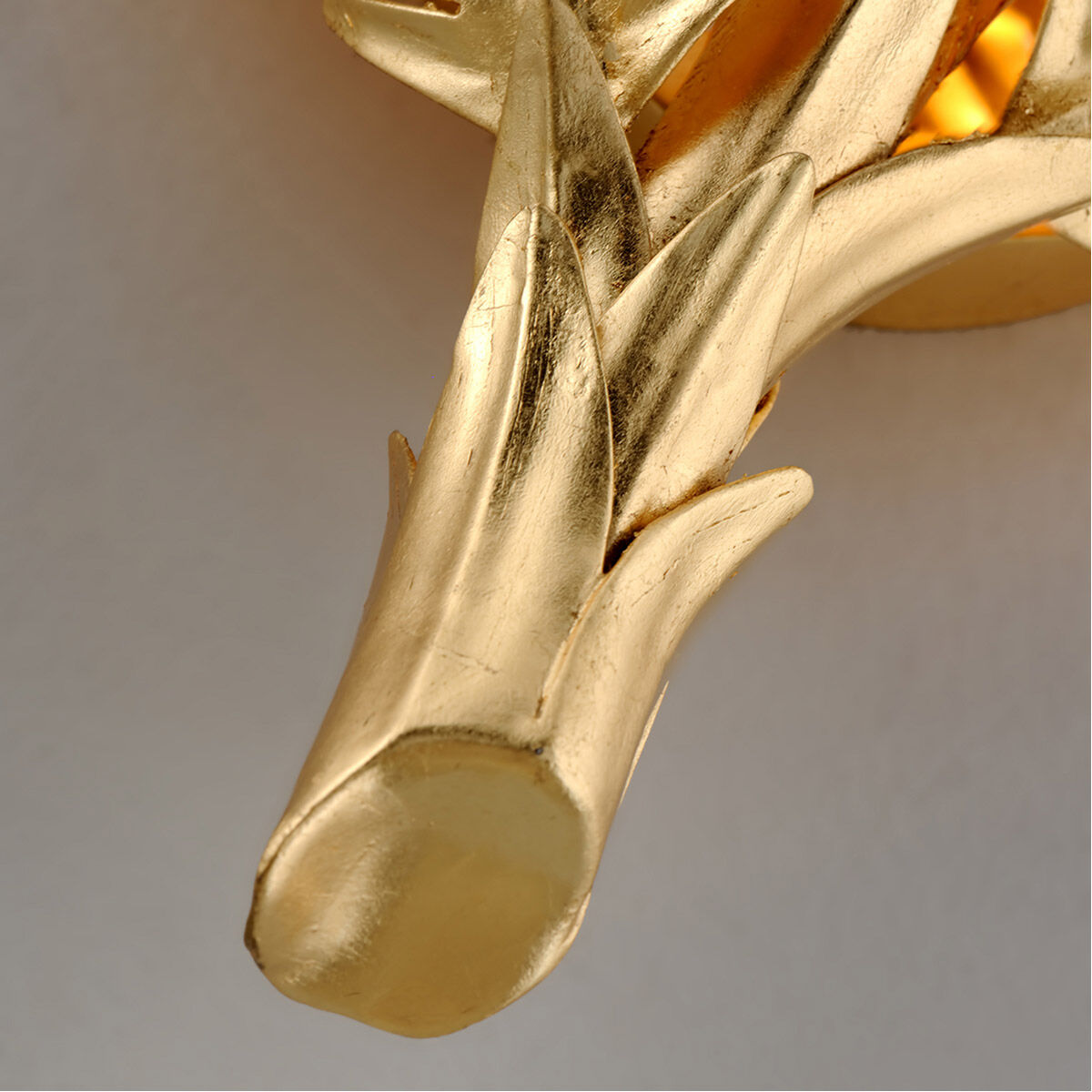 Tropicale 2 Light 11.5 inch Gold Leaf Wall Sconce Wall Light in 12