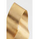 Lazlo LED 7 inch Vintage Gold Leaf ADA Wall Sconce Wall Light 