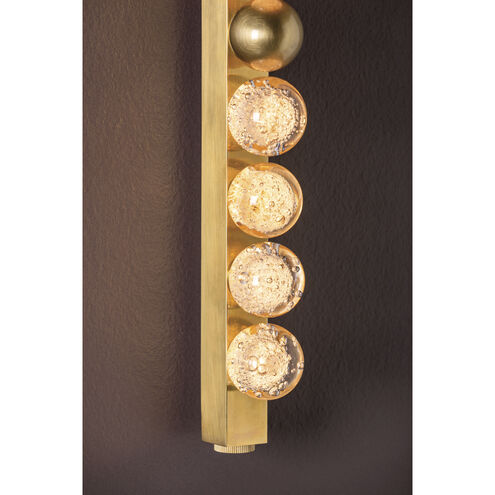 Annecy LED 4.75 inch Vintage Brass ADA Wall Sconce Wall Light