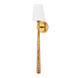 Greta 1 Light 6 inch Vintage Brass Wall Sconce Wall Light