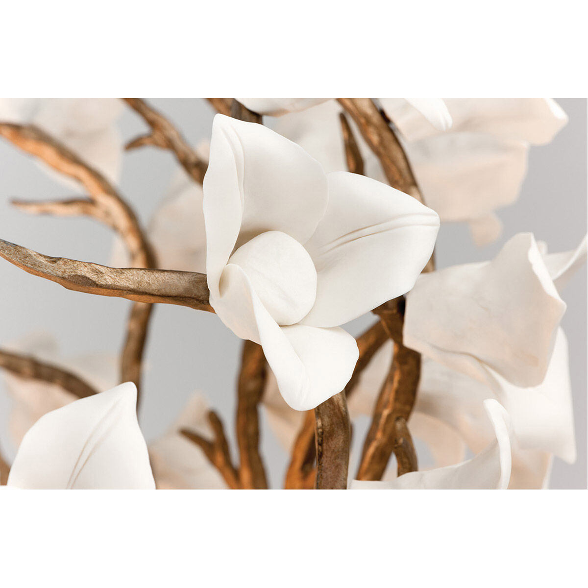 Lily 4 Light 18.5 inch Enchanted Silver Leaf Pendant Ceiling Light in 26.69