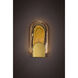 Morganite LED 7 inch Vintage Brass ADA Wall Sconce Wall Light
