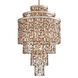 Dolcetti 19 Light 32 inch Champagne Leaf Pendant Ceiling Light in 52.00