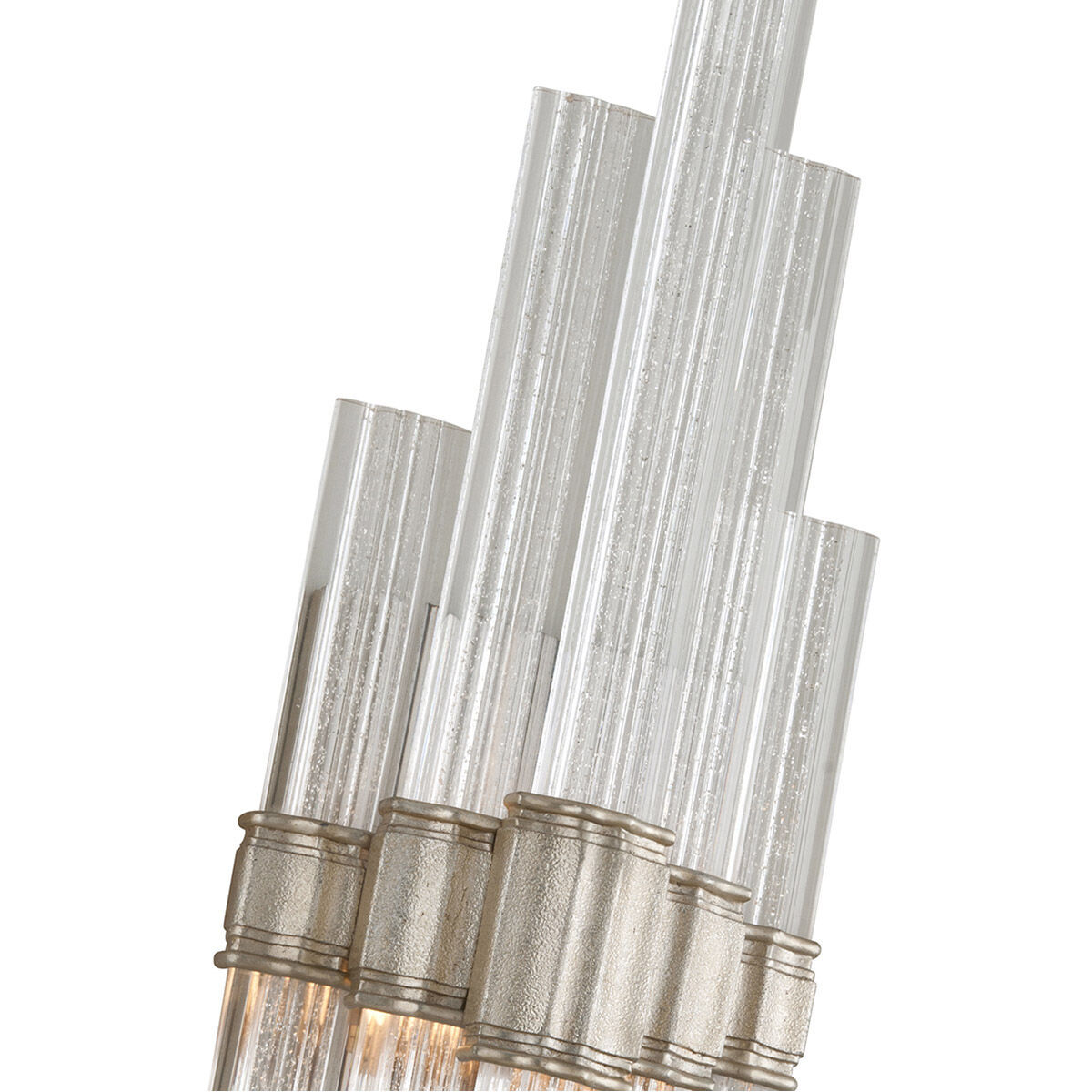 Viola LED 7 inch Modern Silver Leaf ADA Wall Sconce Wall Light in 27.50