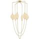 Positano 6 Light 39 inch Vintage Brass Chandelier Ceiling Light