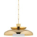 Ravenna 1 Light 22 inch Vintage Brass Pendant Ceiling Light