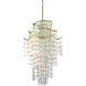 Dolce 19 Light 36 inch Champagne Leaf Pendant Ceiling Light in 18, 57.50
