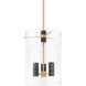 Adonis 3 Light 12 inch Vintage Brass Indoor Lantern Ceiling Light