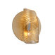 Flaunt 2 Light 10 inch Gold Leaf with Polished Stainless Wall Sconce Wall Light