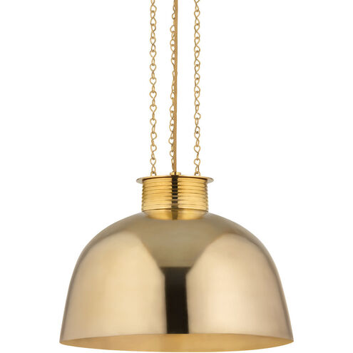 Perseus 1 Light 20 inch Vintage Brass Pendant Ceiling Light