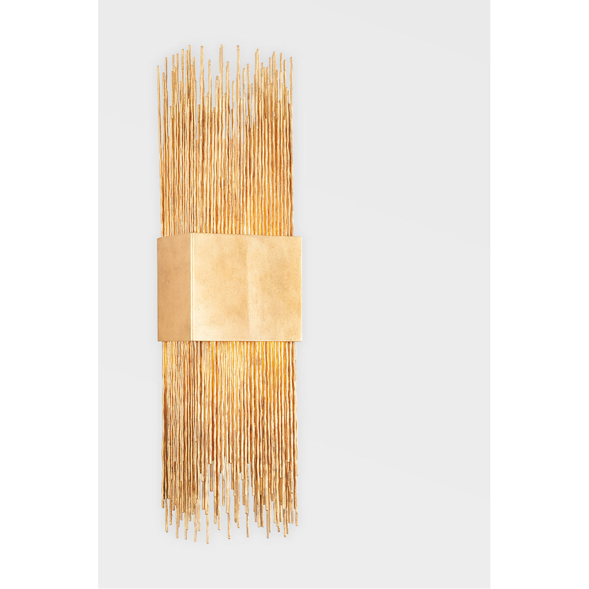 Sabine 8 Light 7 inch Vintage Gold Leaf Wall Sconce Wall Light