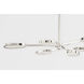 Beirut LED 57 inch Burnished Nickel Chandelier Ceiling Light