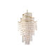 Dolce 19 Light 36 inch Champagne Leaf Pendant Ceiling Light in 18, 57.50