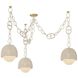 Piasu 3 Light 12.5 inch Champagne Leaf Chandelier Ceiling Light