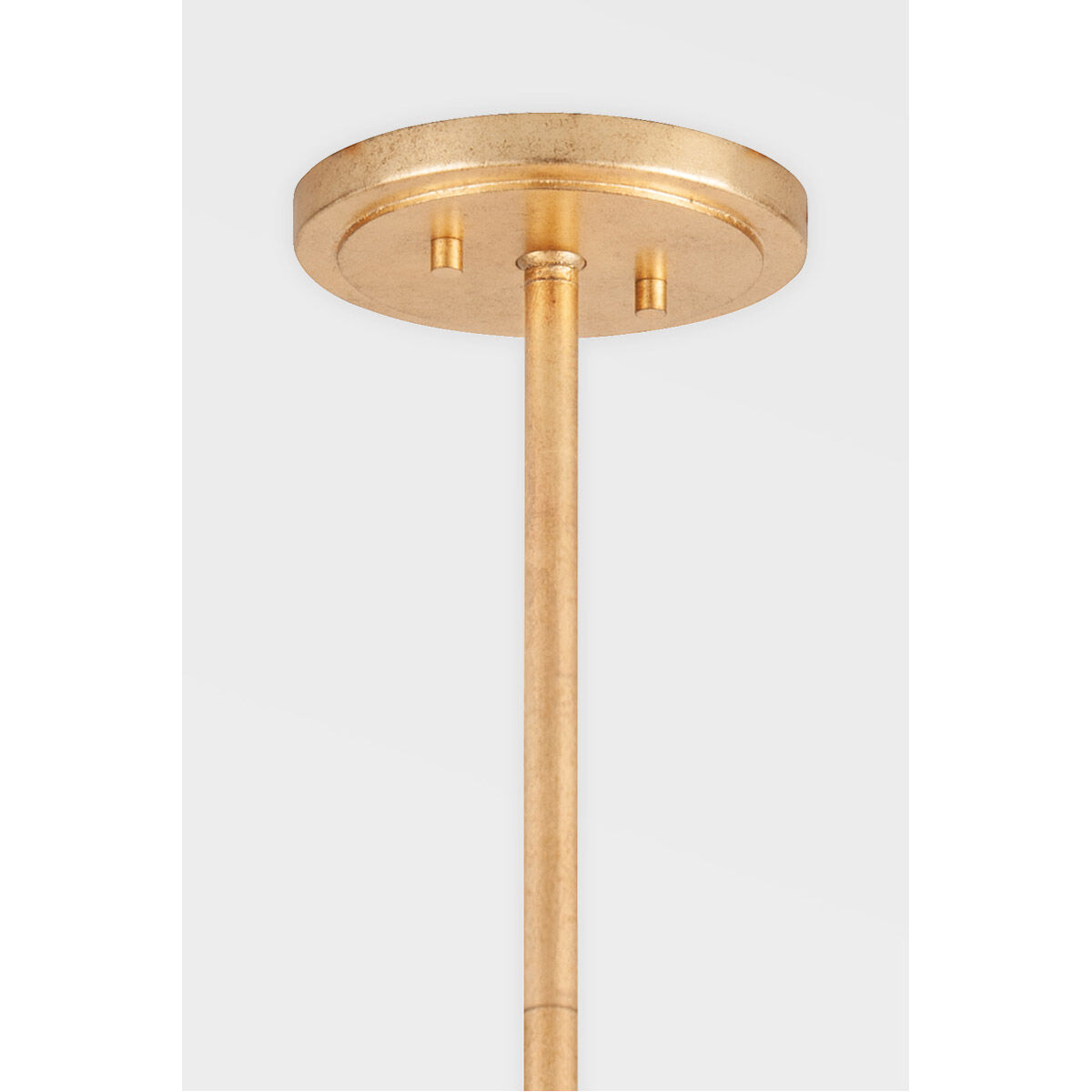 Onyx 6 Light 28 inch Vintage Gold Leaf Chandelier Ceiling Light