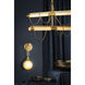 Riviere LED 6 inch Vintage Gold Leaf Wall Sconce Wall Light