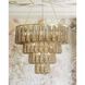 Milos 11 Light 35.5 inch Vintage Gold Leaf Chandelier Ceiling Light