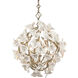 Lily 4 Light 18.5 inch Enchanted Silver Leaf Pendant Ceiling Light in 26.69