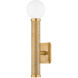 Pienza 1 Light 5.5 inch Vintage Brass Wall Sconce Wall Light