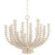 Pedrillo 6 Light 30 inch Cream Plaster Chandelier Ceiling Light