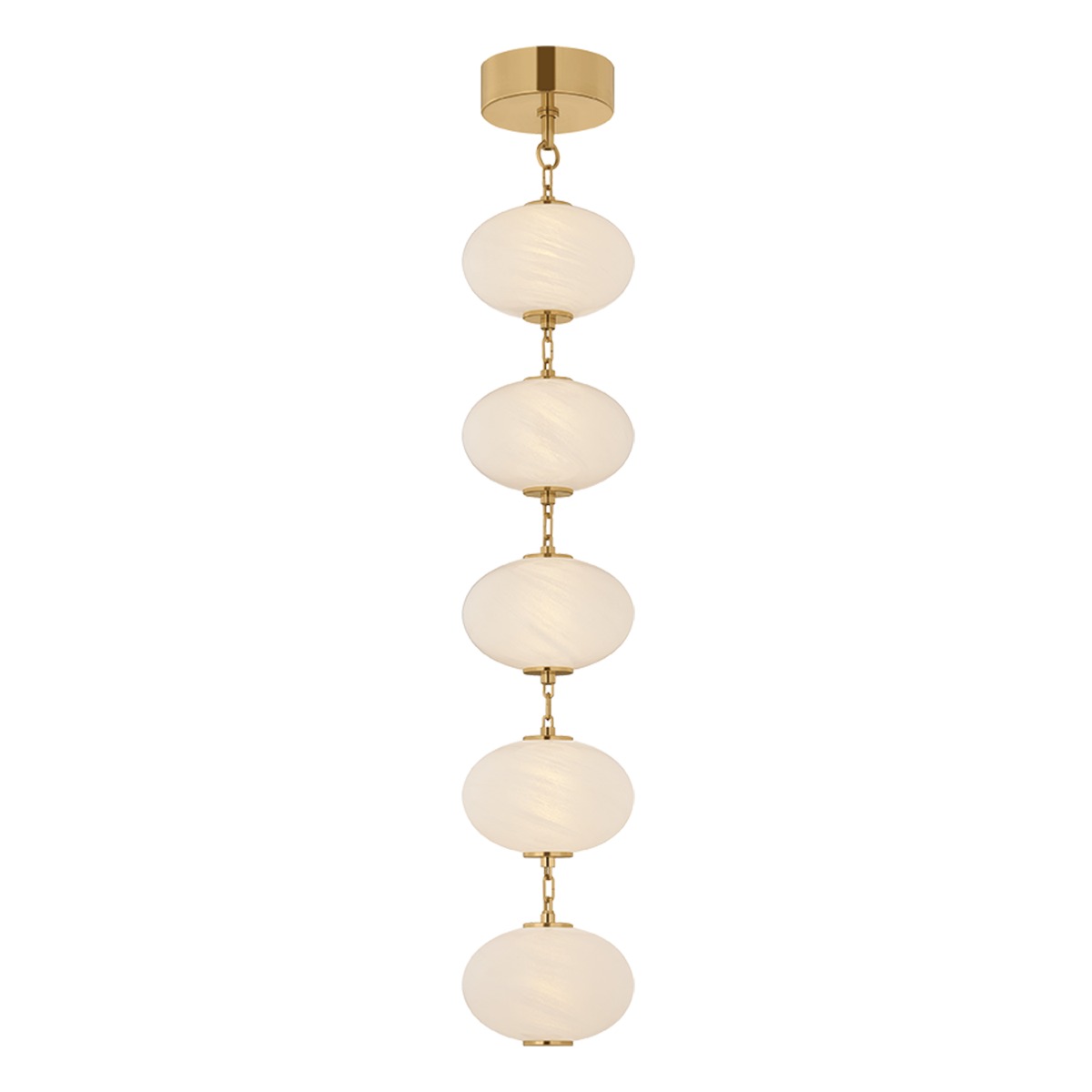 Nephele 5 Light 10 inch Vintage Polished Brass Pendant Ceiling Light