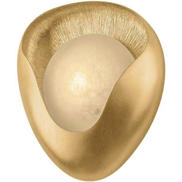 Hina 1 Light 8.75 inch Vintage Gold Leaf ADA Wall Sconce Wall Light