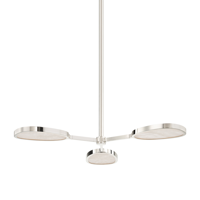 Beirut LED 39 inch Burnished Nickel Semi Flush Ceiling Light