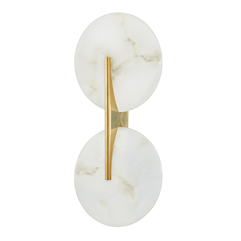 Asteria LED 10 inch Vintage Brass ADA Wall Sconce Wall Light