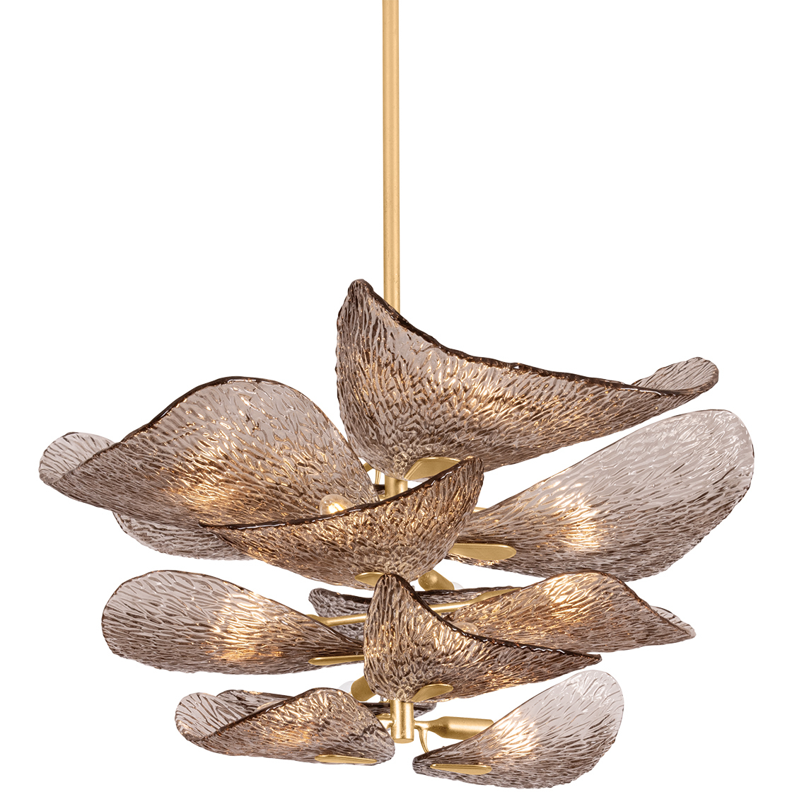 Corbett Lighting 515-35-VGL Cardiff 12 Light 35 inch Vintage Gold