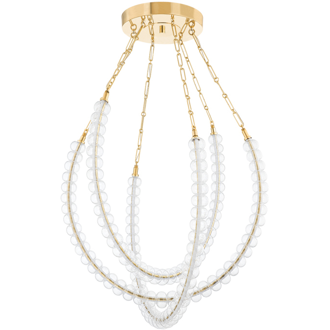 Corbett Lighting 355-36-VB Celeste LED 35.75 inch Vintage Brass