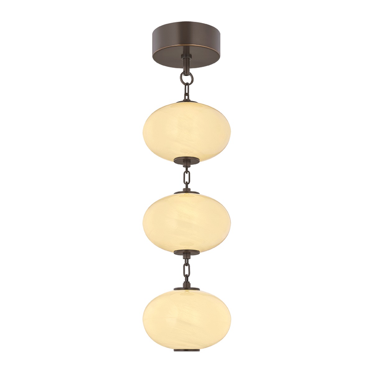 Nephele 3 Light 10 inch Bronze Pendant Ceiling Light