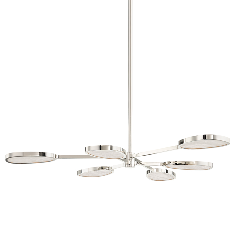 Beirut LED 56.75 inch Burnished Nickel Chandelier Ceiling Light