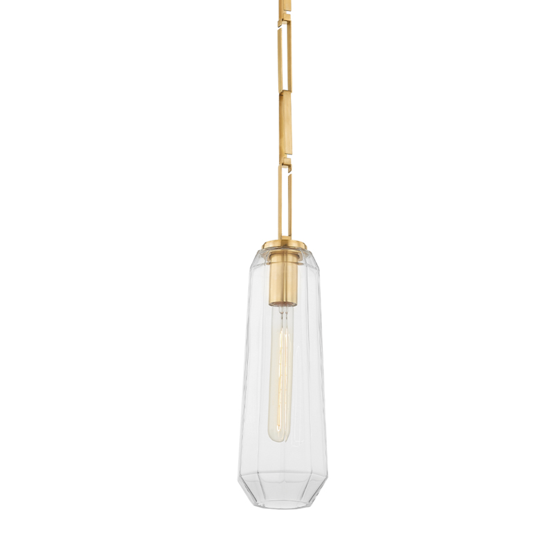 Copenhagen 1 Light 4.75 inch Vintage Brass Pendant Ceiling Light