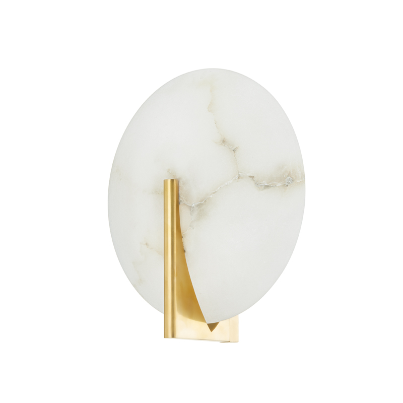 Asteria LED 10 inch Vintage Brass ADA Wall Sconce Wall Light