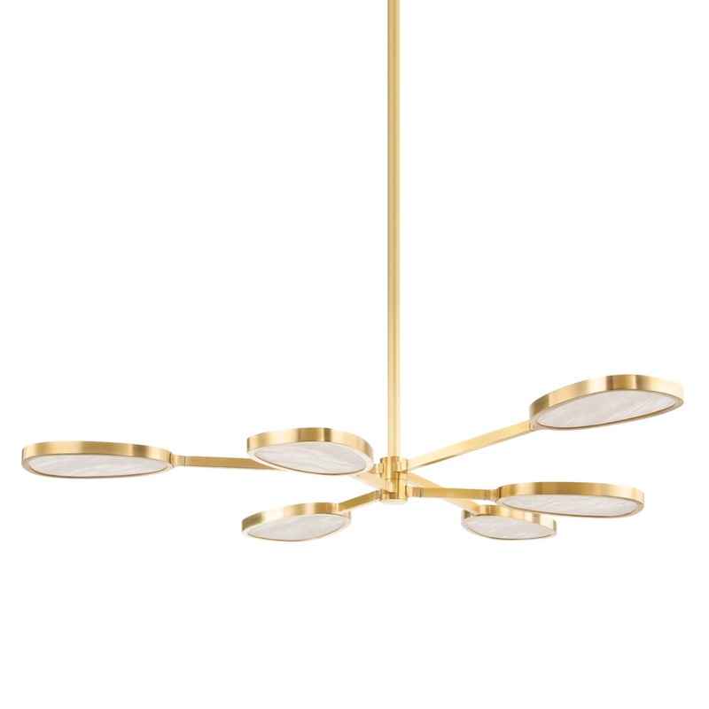 Beirut LED 56.75 inch Vintage Brass Chandelier Ceiling Light